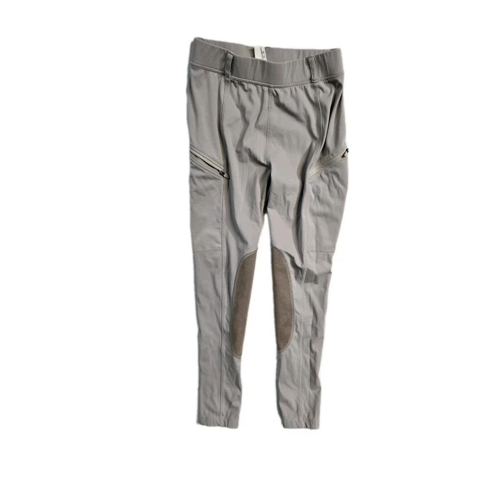 SANTINY Girls' Riding Pants with Zipper  for Kids Being Side Pockets‎